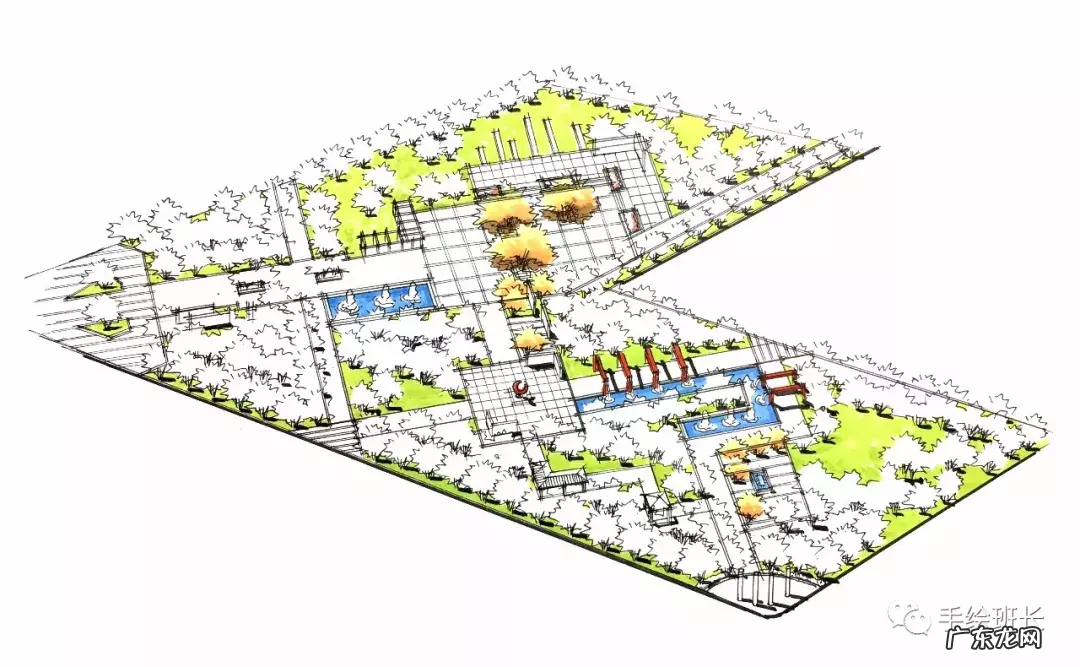 城市鸟瞰图怎么画?手把手教你画高大上的鸟瞰图