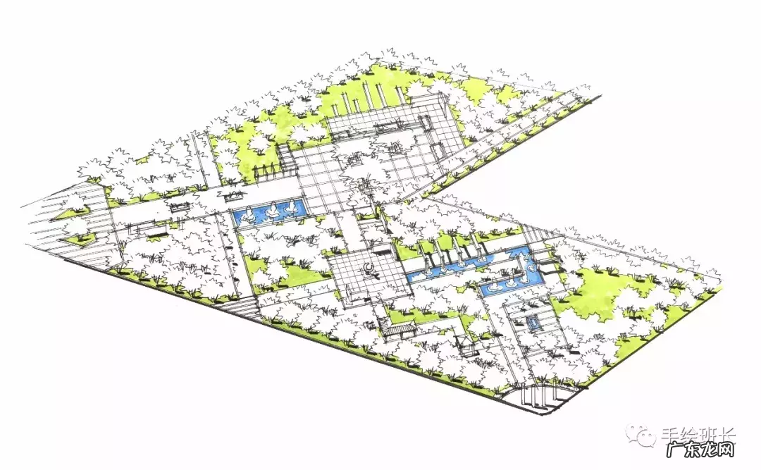 城市鸟瞰图怎么画?手把手教你画高大上的鸟瞰图