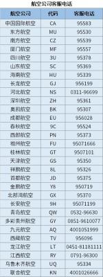 南航24小时人工服务电话 南航人工客服电话24小时