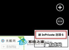 选项卡在哪里 Win8 Modern版IE如何新建InPrivate选项卡