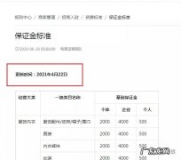 2021抖音开店保证金大全 抖音蓝v开通小店保证金是多少