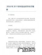 300个创业金点子 小本创业金点子