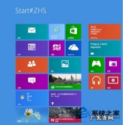 Win8开始屏幕界面显示Start#ZHS怎么办