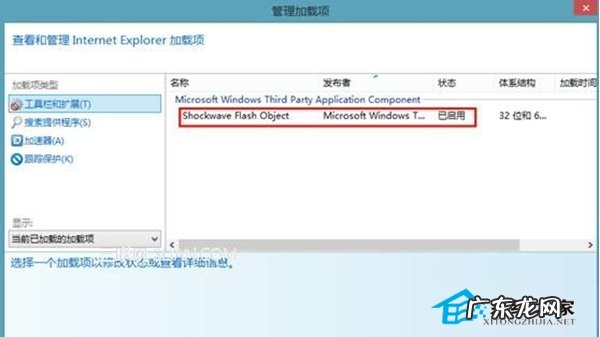 电脑浏览器打不开网页但能上网 Win8系统IE浏览器网页视频看不了如何处理