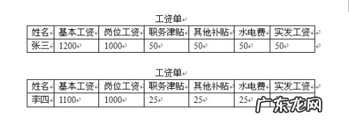 工资条表格式怎么制作? word如何快速制作工资条
