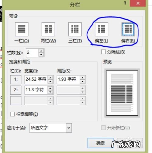 word分栏间距怎么设置? word对页面的文字进行分栏