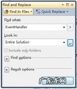 查找和替换功能？ 使用Visual Studio的查找与替换替代默认的系统搜索