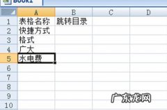 怎么用超链接做目录？ Excel怎么制作目录导航超链接