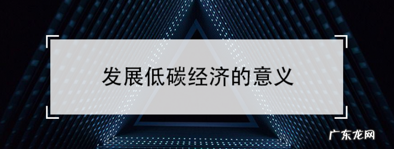 减少高碳能源消耗的经济发展模式 低碳经济是指什么