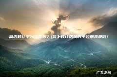 网上转让店铺的平台是真是假 网店转让平台可靠吗？
