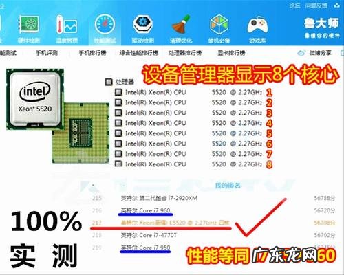 x58cpu处理器排名