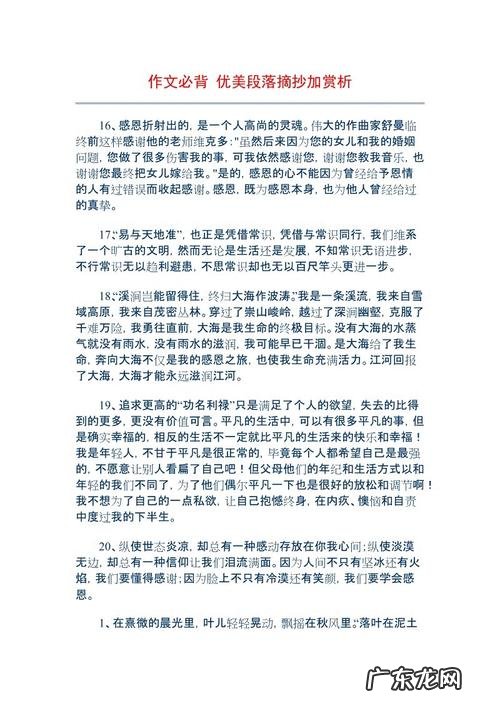 摘抄加赏析200字左右 摘抄加赏析200字