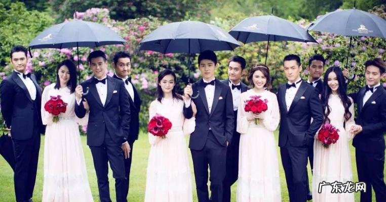 张歆艺结婚伴郎团 张歆艺结婚