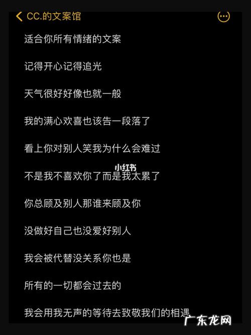 适合你所有情绪的高质量文案 适合所有情绪的文案