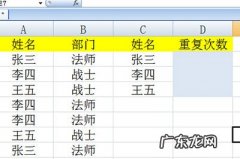 excel如何计数统计相同名字 Excel怎么统计相同名字的数量