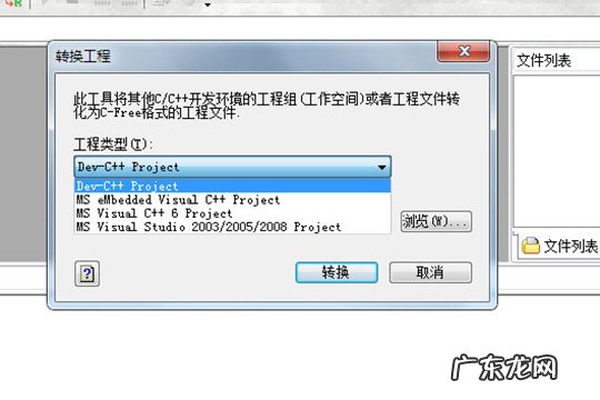 CFree怎么转换工程