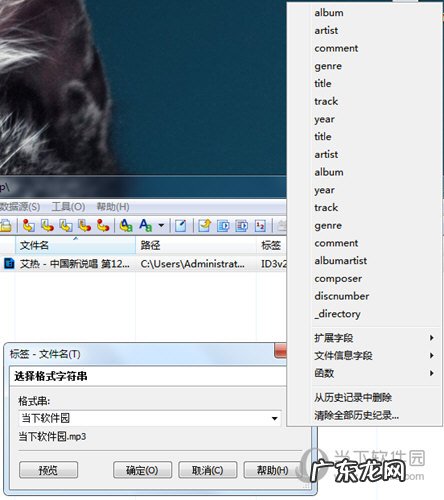 mp3音频名称怎么改 Mp3tag怎么修改文件名