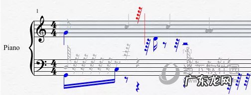 overture怎么把音符符尾分开 Overture如何打出两个符杆的音符