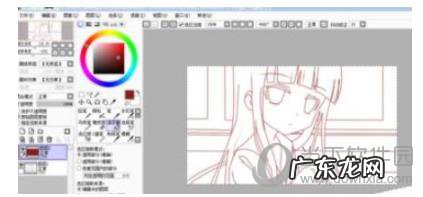 sai2怎么涂色不会弄到线稿 sai怎么改变线稿颜色