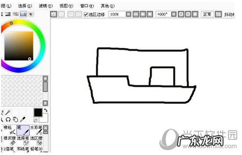怎么画船? 如何用sai画轮船