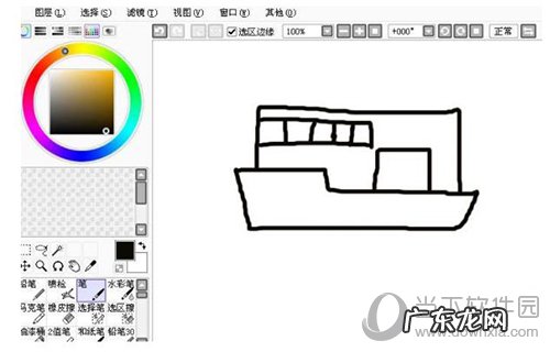 怎么画船? 如何用sai画轮船
