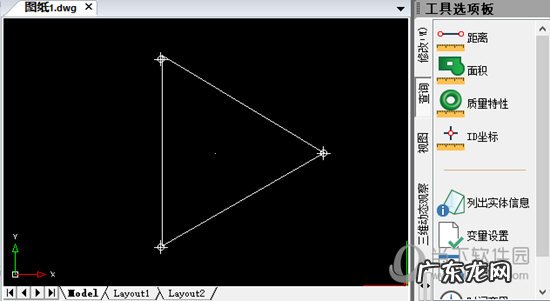 如何用cad画等边三角形 迅捷CAD编辑器怎么画等边三角形