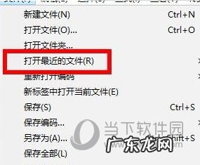 sublime怎么打开文件栏 Sublime怎么查看最近打开文件