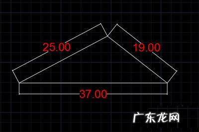 cad直角三角形已知两边长度 怎么画 迅捷CAD编辑器画已知边长三角形方法