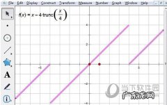 几何画板做三角函数图像的变换和应用 几何画板怎么画W型尖波函数图像