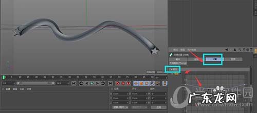 C4D怎么制作五角星柱状彩带视频 C4D怎么制作五角星柱状彩带