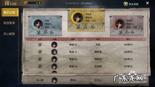 摸金校尉如何查看排行榜