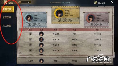 摸金校尉如何查看排行榜