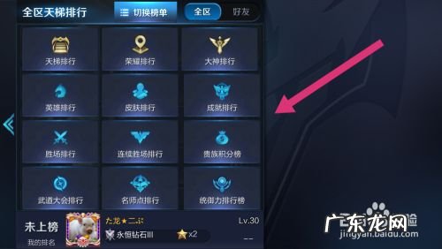 王者荣耀排行榜怎么看