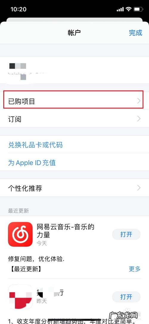 苹果手机已购项目怎么删除