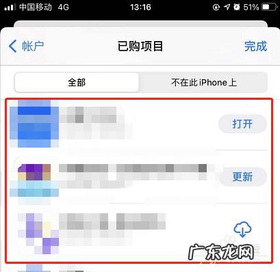 苹果手机如何查看已购项目
