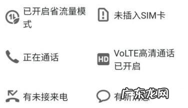 华为手机状态栏图标都代表什么