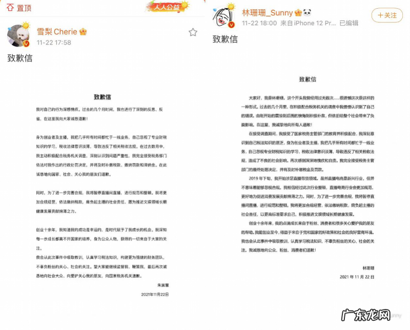 雪梨道歉将暂停直播!接受调查已数月,双十一坑位费15万