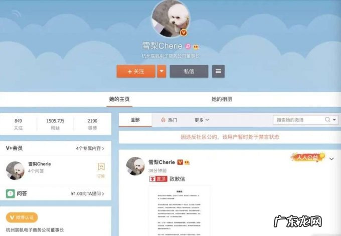 被罚6500万，“偷税人”雪梨还能直播吗？