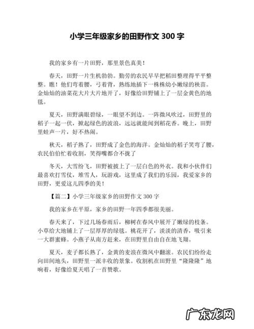 三年级上册作文300字小动物 三年级上册作文300字