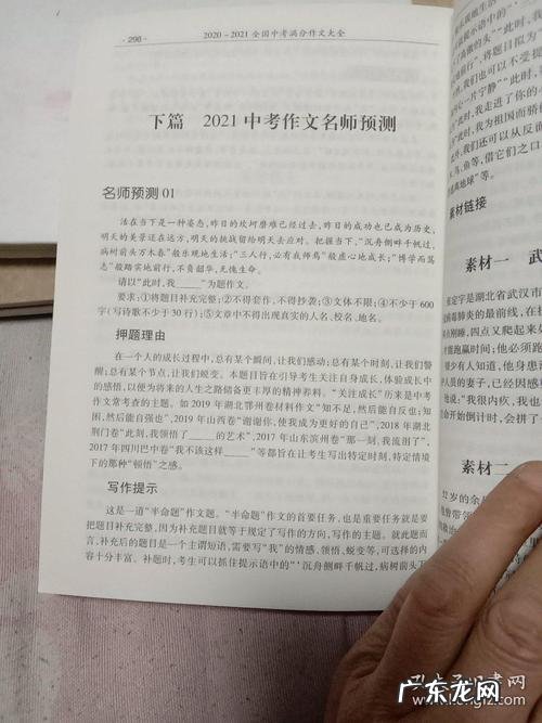 中考满分作文读书笔记 中考满分作文批注赏析