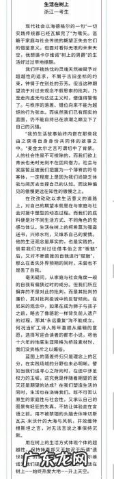 优秀高考满分作文欣赏 高考满分作文点评欣赏