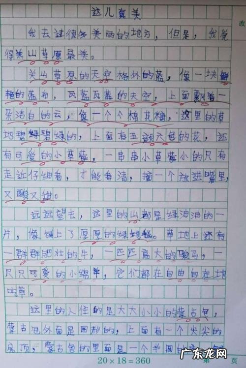 这儿真美450字优秀作文四年级 这儿真美450字优秀作文