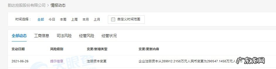 韵达股份注册资本变更为29.03亿元