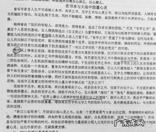 高考满分作文并带赏析并列式分论点 高考满分作文并带赏析
