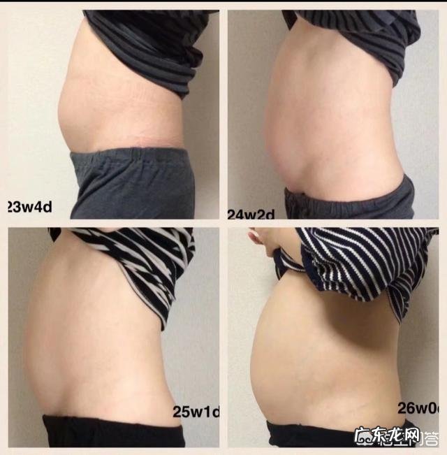 怀孕妈妈们在24周的时候肚子都有多大?