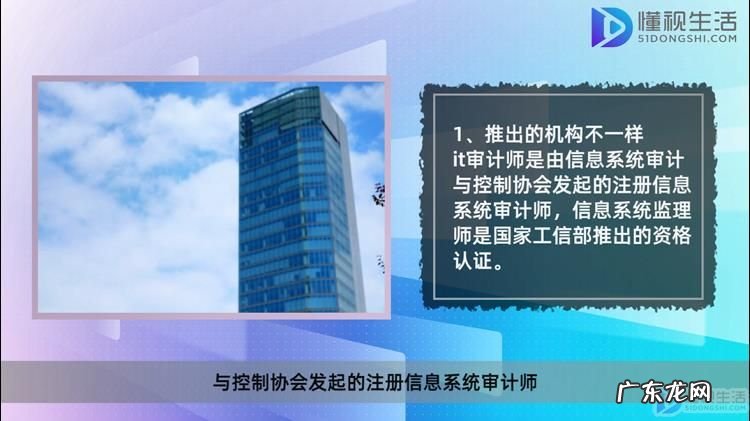 注册信息系统审计师(CISA 信息系统监理师与it审计师区别?)