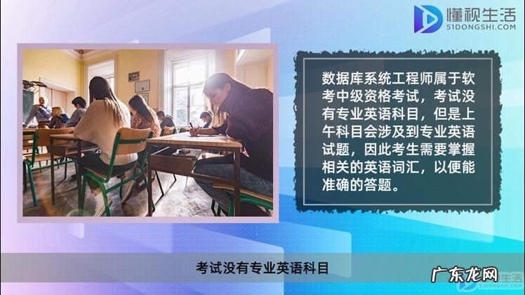 数据库系统工程师考试内容? 数据库系统工程师考专业英语吗