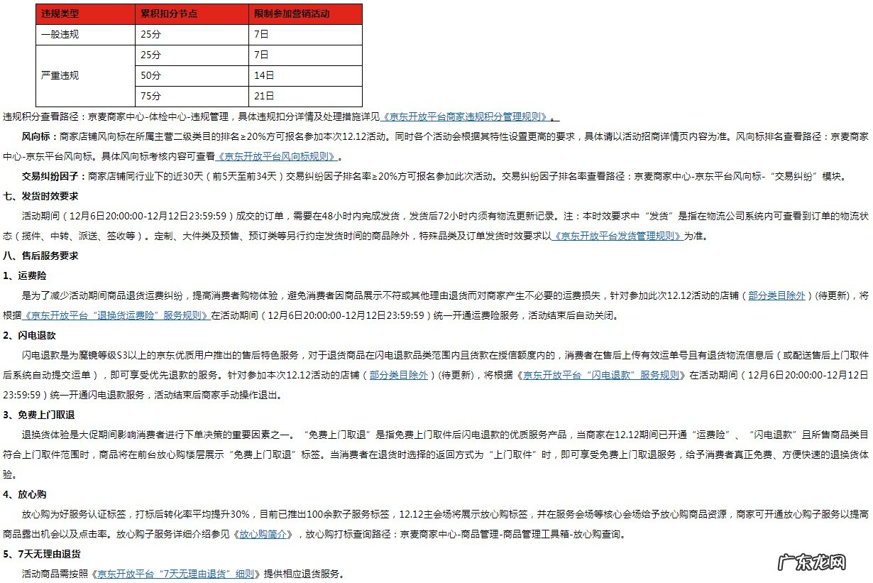 京东发布2021年双12活动总则