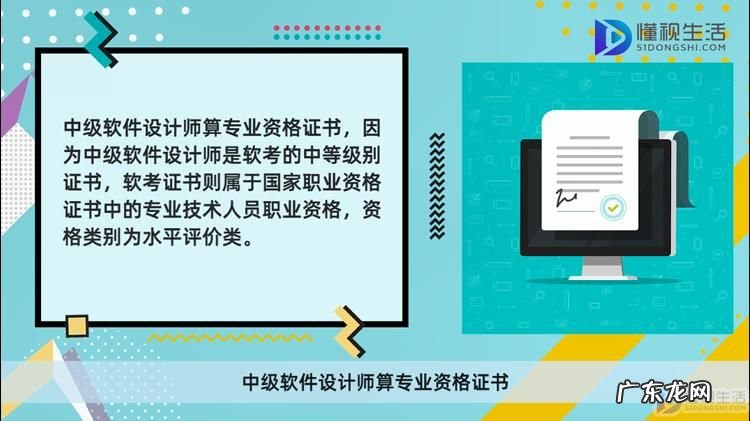 软件设计师证书有用吗? 中级软件设计师算专业资格证书吗
