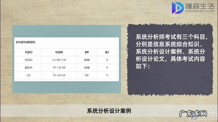 零基础软考中级哪个好考？ 系统分析师考试内容